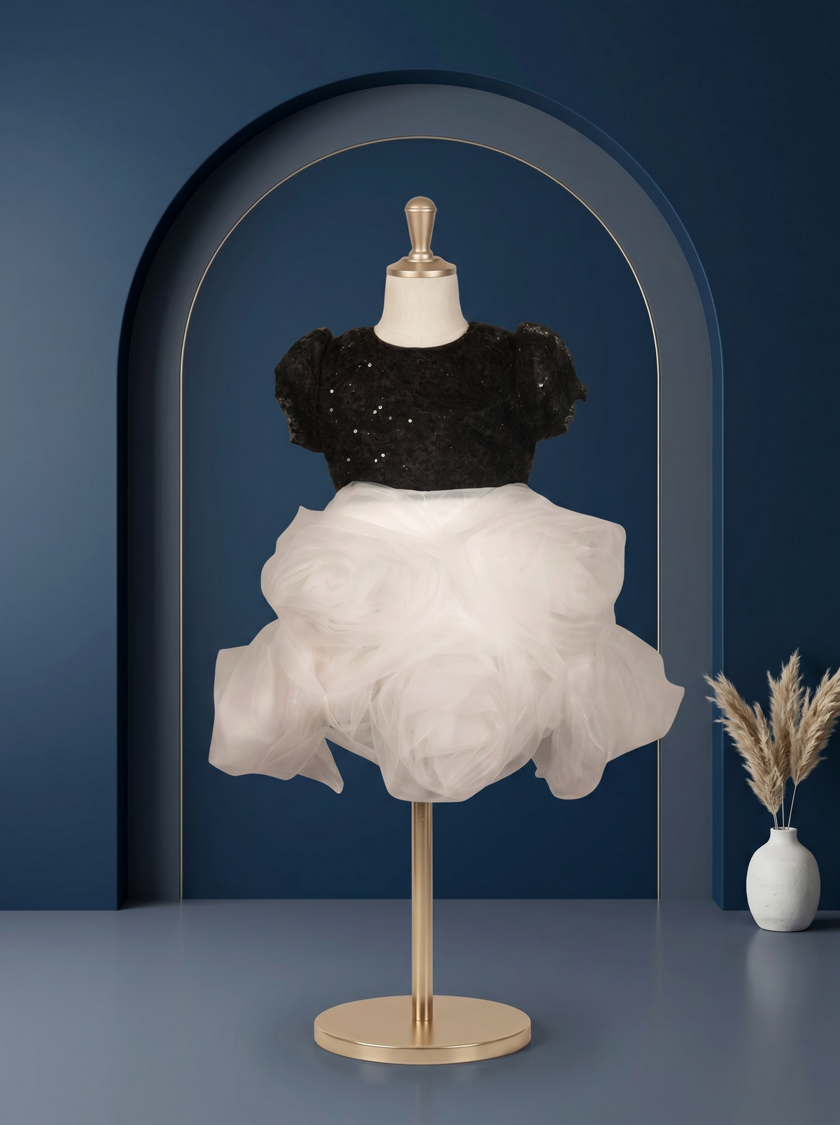 Blue Petal Luxe Dress