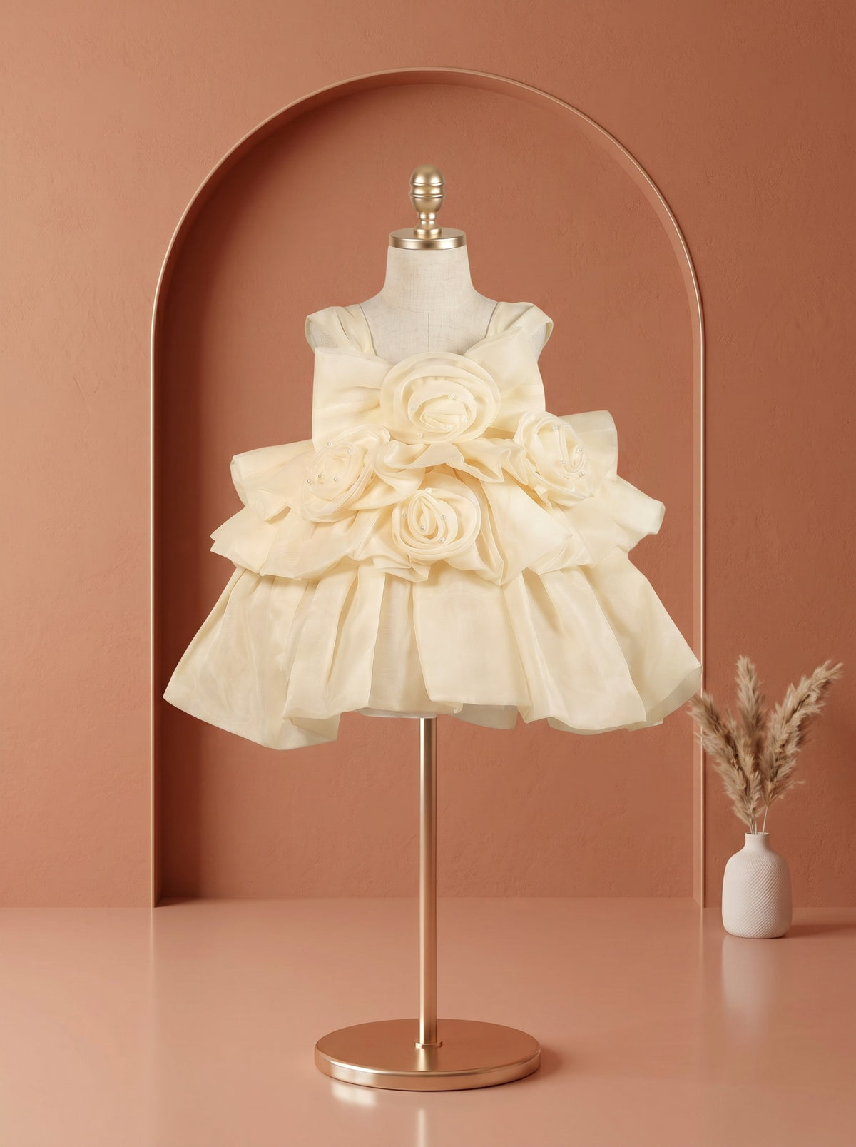 Champagne Rose Princess Dress
