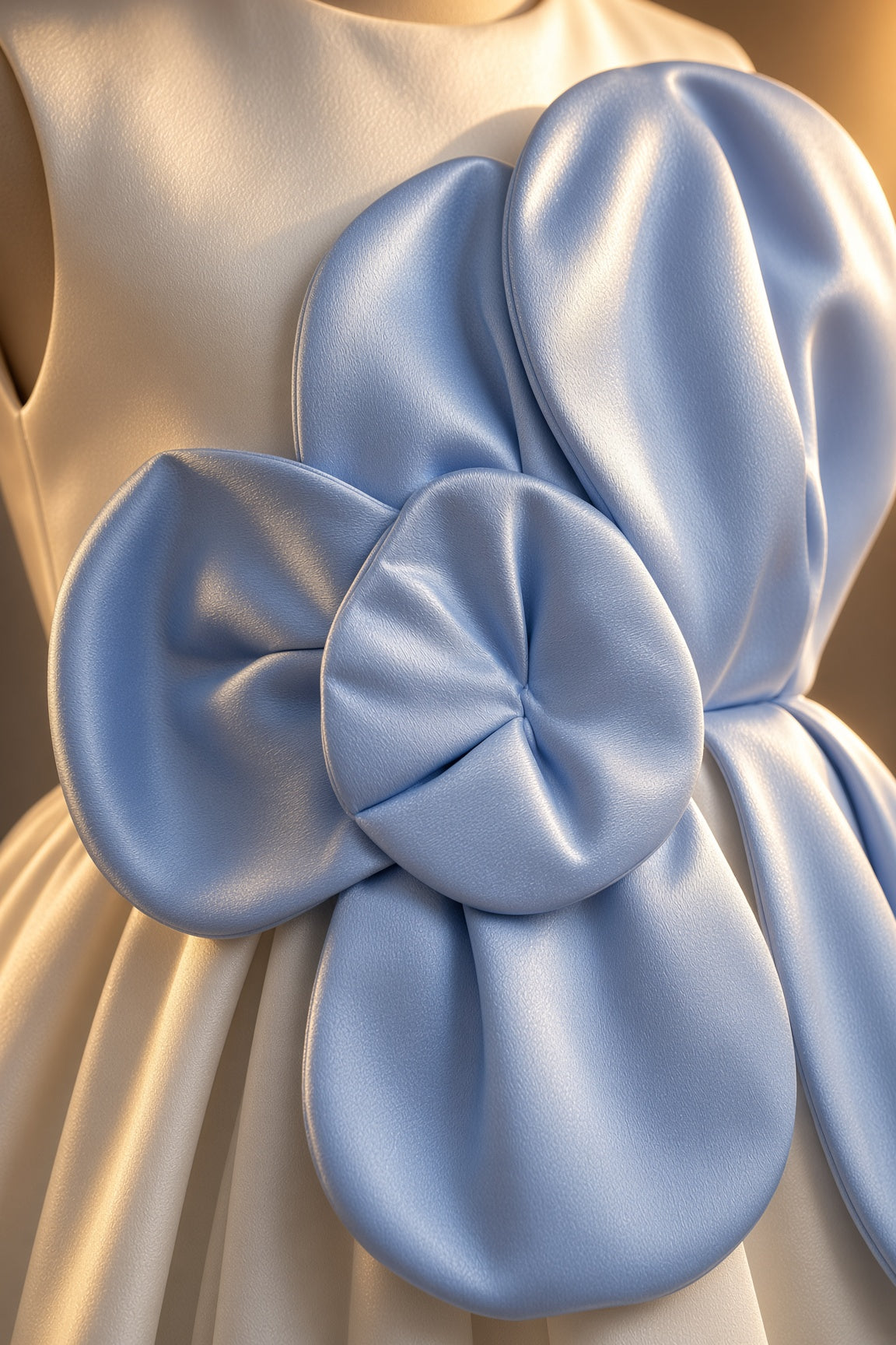 Azure Petal Princess Dress