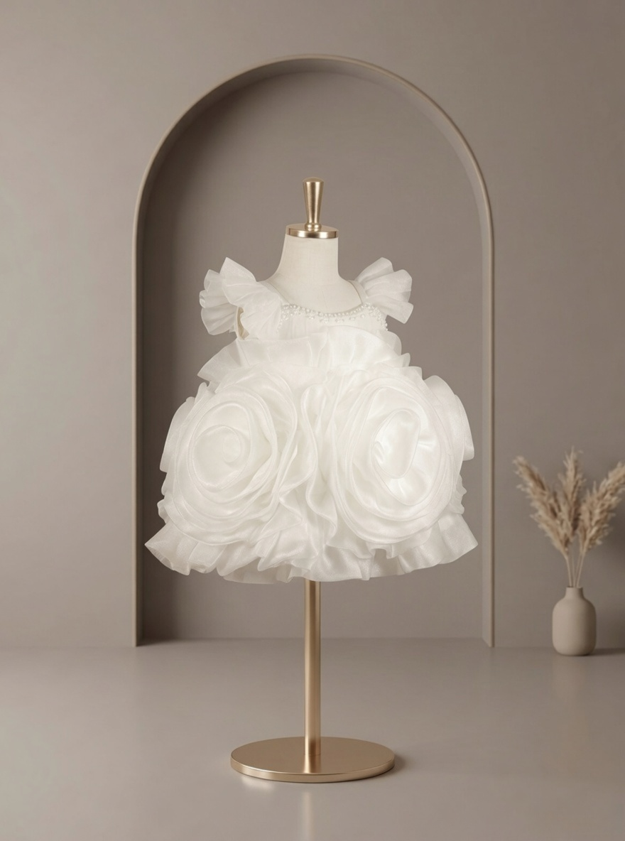 Snow Blossom Pearl Dress