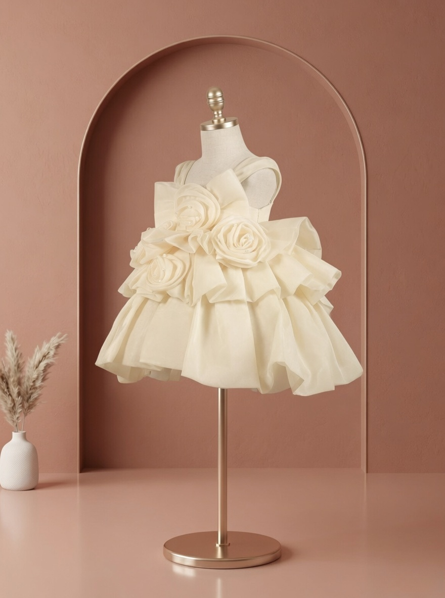 Champagne Rose Princess Dress