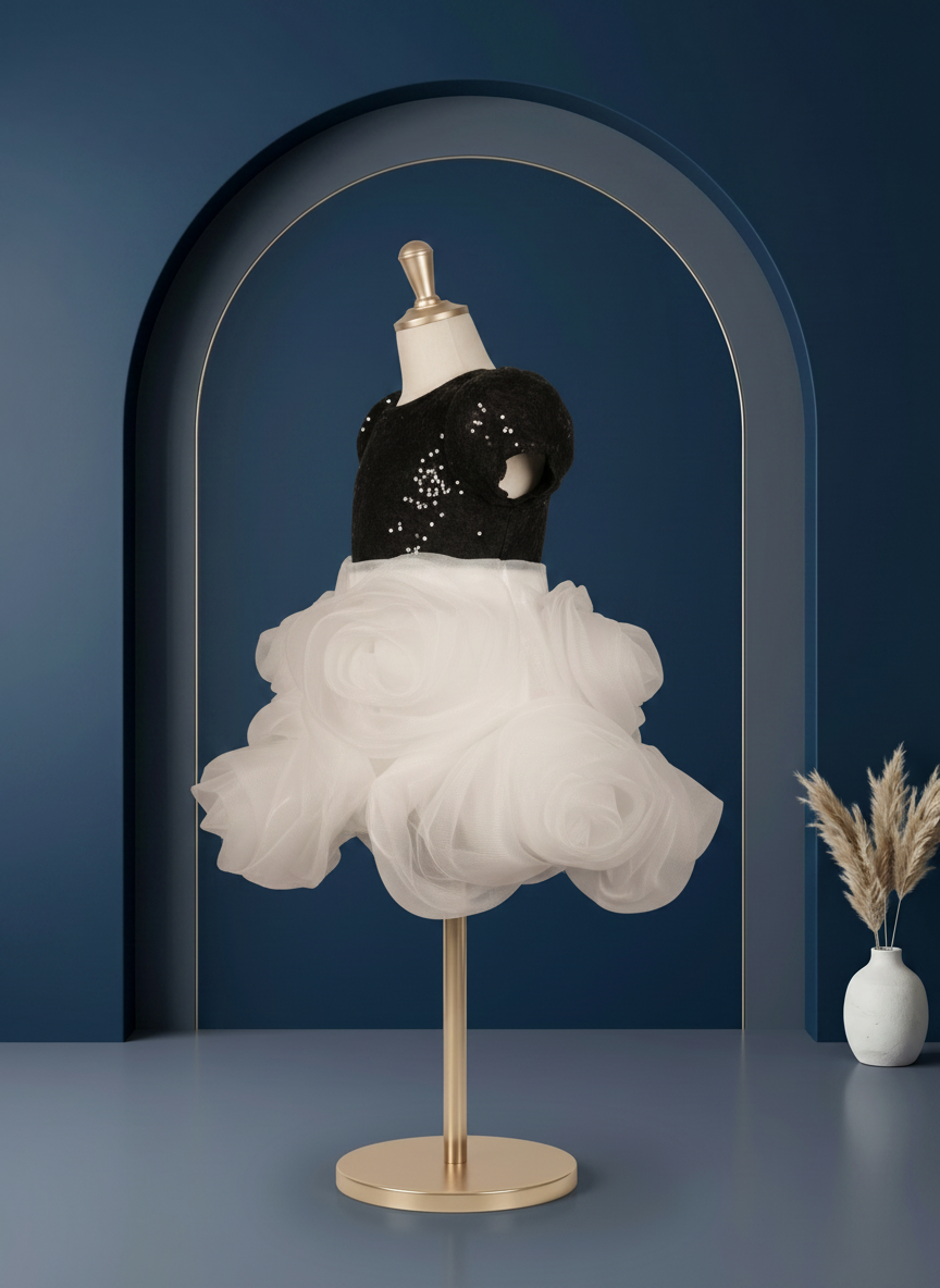 Blue Petal Luxe Dress